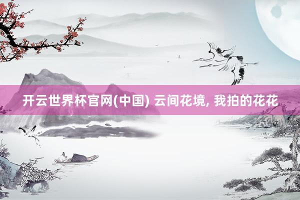 开云世界杯官网(中国) 云间花境， 我拍的花花